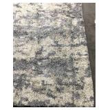 10 x 8 Foot Lenox Shag Rug in Bryce Beige/Gray