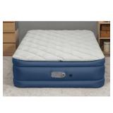 Sealy AlwayzAire Tough Guard Duvet Top Air Mattress Queen with Built-in Dual Pump