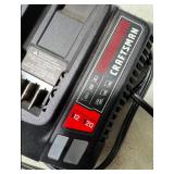 New CRAFTSMAN V12 V20 Battery and Charger, for Power Tool Kits and Outdoor Tools, Lithium Ion Battery, Black