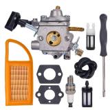 Mikatesi 4282 120 0606 BR600 BR700 Carburetor Carb Kit for Stihl BR500 BR550 BR 500 550 600 Backpack Blower Leaf Blower Parts Replaces Zama C1Q S183 C1Q S184 4282 120 0607 4282 120 0608