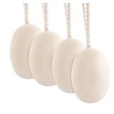 Natural Men Bar Soap, 4pcs Soap On a Rope Set for Face Body Hair Bath Soap about 7 Ounce each.foreverLily - Retail: $2424.86