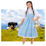 CICOCI Adult Blue Plaid Dress Halloween Costume For Women Outfits