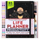 Life Planner - Undated Deluxe Weekly and Monthly Planner, a 12 Month Journey to Increase Productivity, Happiness & Enhance Organization | Life Organizer, Gratitude Journal, Agenda Planner, To Do List,