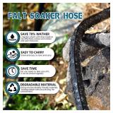 Suneed Flat Soaker Hoses for Garden 100 ft 1Pack, Cloth Soaker Hose 100 ft for Efficient & Effective Watering Garden Soaking Drip Hoses Heavy Duty & Easy to Install(100ftx1)