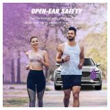 Out of Ear Open Ear Headphones Outside The Ear Wireless Ear Hanging Bluetooth Headset Over The Ear Open Ear Buds Earbuds Outside The Ear Headphones Bone Air Conduction Earbuds Purple