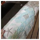 Retail - $66.00 Home Reflections Coastal Theme Quilt Set with