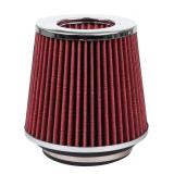 Cartman Clamp On Engine Air Filter, Fit Intake Tube with 3/3.5/4in Diameter, Premium High Performance Replacement Filter, Washable and Reusable, Round Tapered