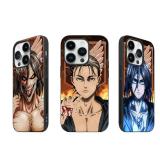 TNOLTK 3D iPh 14 Pro Case Anime Motion Anime Phone Case Shockproof Soft TPU Anti Scratch Non Slip Japanese Manga Case for iPh 14 Pro 6.1 Inch