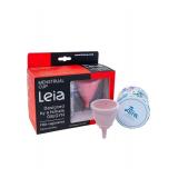 Leia Soft Menstrual Cup with Metal Carrying Case | OB/GYN Designed | Low Cervix | Firm Rim | Muscle Support | Cups for Teens | Compact | for Beginners | BPA Free (Small)***NO CASE**