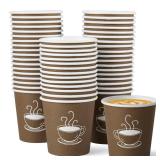 TV TOPVALUE 600 Pack 4 oz Paper Cups, Small Disposable Coffee Cups, Paper Espresso Cups, Hot/Cold Drinking Cups for Party, Picnic, Travel and Events