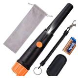 SUNPOW Metal Detector Pinpointer for Adults & Kids, IP68 Waterproof Handheld Pin Pointer Wand with Belt Holster Treasure Hunting Tool Accessories, Buzzer Vibration Sound (Three Mode)