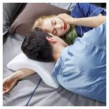 ALEVMOOM Sleeping Pillow Couple Pillow Arm Pillow Slow Rebound Pressure Pillow Cuddle Pillow Memory Foam Travel Arched Shaped U Pillow Providing Comfort and Support Curved Pillow for Couples