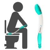 Fanwer Toilet Aids Tools,Long Reach Comfort Wipe,Extends Your Reach Over 15 Grips Toilet Paper or Pre Moistened Wipes