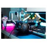 Audio Technica ATH GDL3BK Open Back Gaming Headset, Black