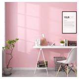 practicalWs Pink Self Adhesive Wallpaper Film Stick Paper Easy to Apply Peel and Stick Wallpaper Stick Wallpaper Shelf Liner Table and Door Reform