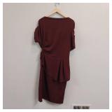 Fancy Burgundy dress size xl