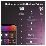 Philips Hue Motion Sensor - Exclusively for Philips Hue Smart Lights - Requires Hue Bridge - Easy, No-Wire Installation