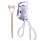 Heated Eyelash Curlers,Eyelash Curlers with Comb, Heated Lash Curler2 Heating Modes for Natural Curling