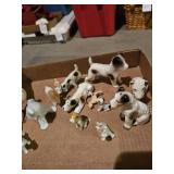 Collection of dog figurines