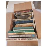 Box of miscellaneous books and magazines