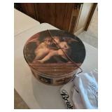 Three Brighton purse bags, one cherub hat box