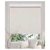 $56 Persilux Cordless Roller Shades 22"x72" Cream