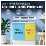 $120 Superday Portable Washer and Dryer, 17.6LBS