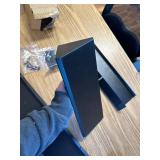 Black Adjustable Fireplace Hood 28-48" Heat Shield