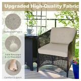 $57 Chair Cushion Set Water Resistant 22"x22"