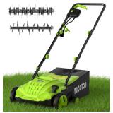 $150 2-in-1 Electric Dethatcher, 13-Inch Raking