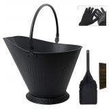 $55 Poofzy Ash Bucket for Fireplace, 3.2 Gallon