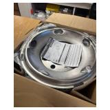 4pcs 19.5inch Polished Stainless Steel Dually Wheel Simulators RETAILS $233