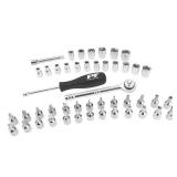 Performance Tool W1177 1/4 Drive Socket and Bit Set (47 Pieces)