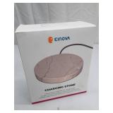 Einova - Stone 10W Wireless Charging Pad for Qi-enabled Devices - Cream Marble - Retail: $81.99