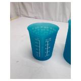 Kochblume - 3-Piece Silicone Measuring Cup Set! Teal