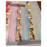 Spritz Decor Kit Party Birthday 12 Pieces Multi Color Pastel Pc Gold Hanging NEW (Retail $10.99)