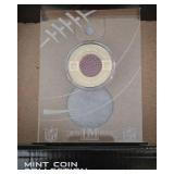 The Highland Mint NFL KC game ball Football Coin