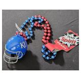 KU Team Spirit Beads Helmet Necklace