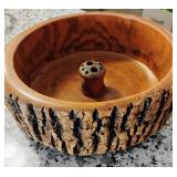 Vintage Real Wood Nutcracker Bowl