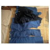 7 Pair Red KAP ARAMARK Work Pants Variable Sizes w 20 - m 36 Wearguard