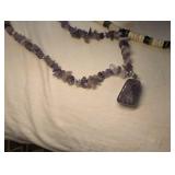 Gemstone & Crystal Jewelry & Beads - Amethyst, Tigers Eye, Moss Agate, Serpentine.