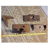 Wood Shelf Lot - Cute, Hearts, small / Medium