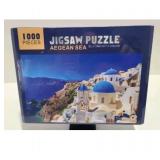 Aegean Sea. Blazing with Color. 1000 Pc. Jigsaw Puzzle. No. 7050-011.