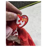 Ty Beanie Baby: Valentine Monkey | Stuffed Animal | MWMT , DOB: February 14th 2003