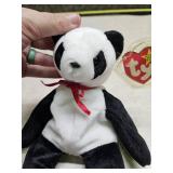 Ty Beanie Baby: Fortune the Panda | Stuffed Animal | MWMT, DOB: December 6th 1997