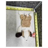 Ty Beanie Baby: Bernie the St. Bernard Dog | Stuffed Animal | MWMT, DOB: October 3rd 1996