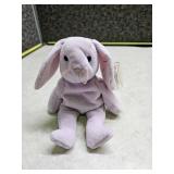 Ty Beanie Baby: Floppity the Rabbit | Stuffed Animal | MWMT, DOB: May 28th 1996