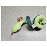 Ty Beanie Baby: Hissy the Snake | Stuffed Animal | MWMT, DOB: April 4th 1997