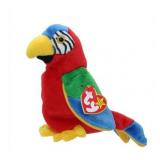 Ty Beanie Baby: Jabber the Parrot | Stuffed Animal | MWMT, DOB: October 10th 1997