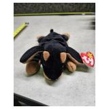 Ty Beanie Baby: Doby the Doberman | Stuffed Animal | MWMT, DOB: October 9th 1996